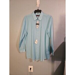 NWT J. Ferrar Slim fit Stretch Long Sleeve Button-up  XXL  Geometric Design